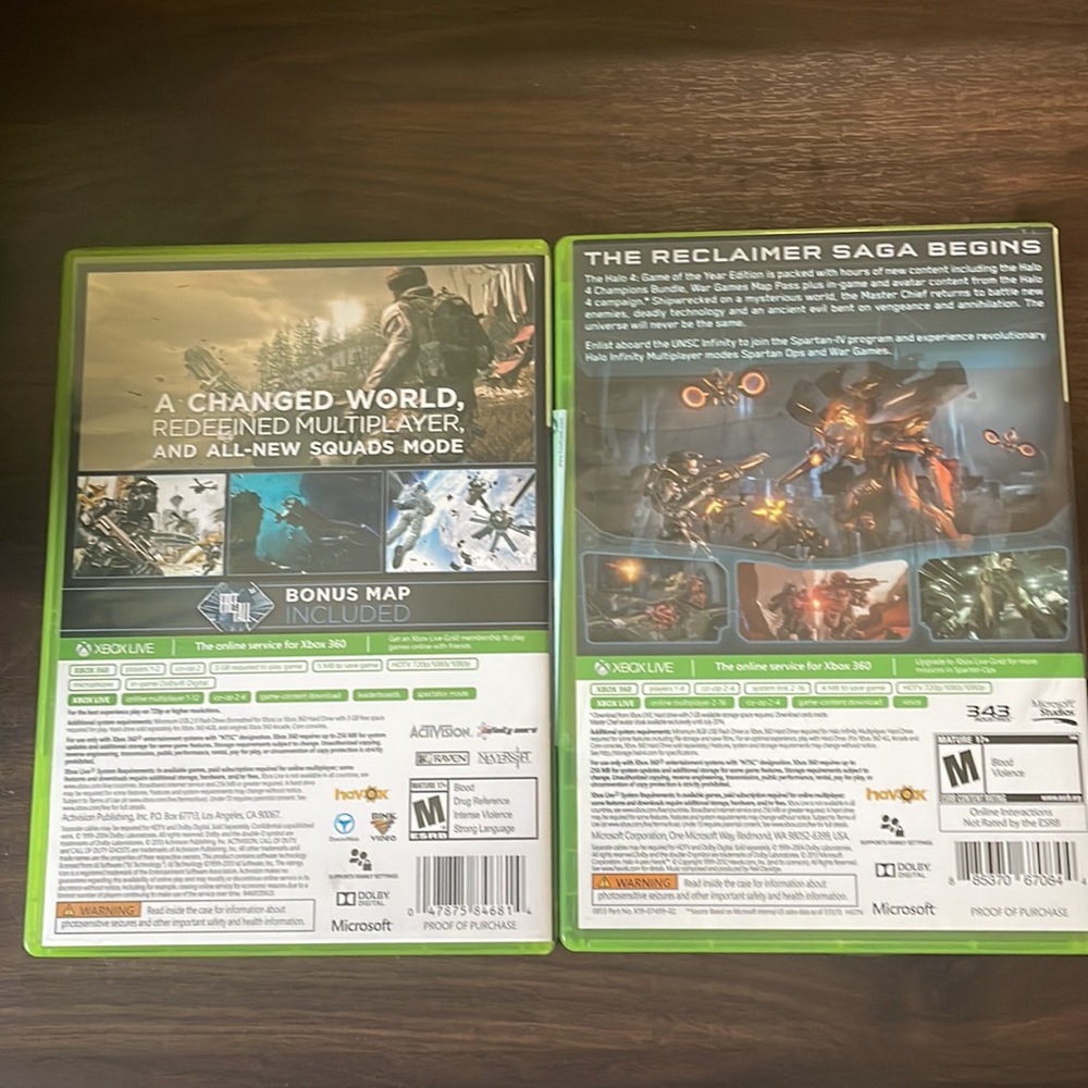 XBOX 360 | Halo 4 & Call of Duty Ghosts - Picture 2 of 6
